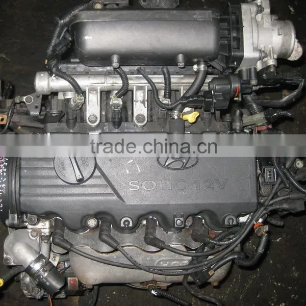 USED ENGINE COMPLETE GASOLINE G4EB EURO-3-4 ASSY-SUB SET FROM MOBIS 2000-2006 MNR photo-3