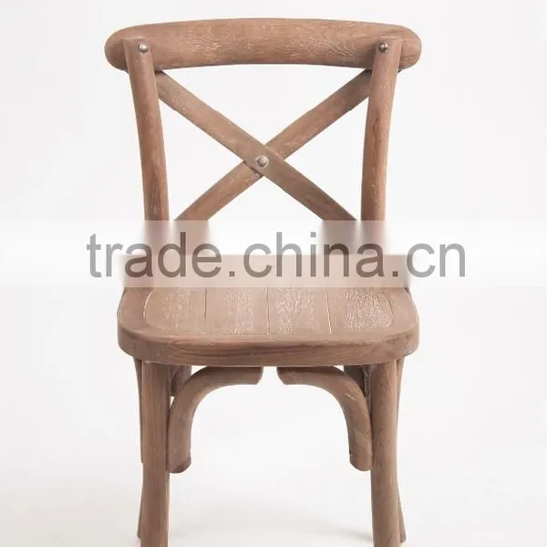 Children Room Wholesale Baby Wood Cross Back Armless Chair /baby Sitting Chair(CH-614S-OAK) photo-3