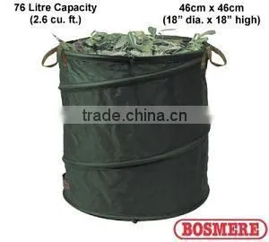 18inch*18inch 72L Medium Garden Pop Up Bag For Leaf Collection,Pop Up Garden Waste Bag photo-2