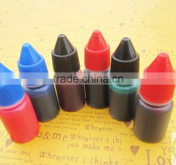 Water basic self-inking stamp ink/Re-fill stamp pad ink for office use