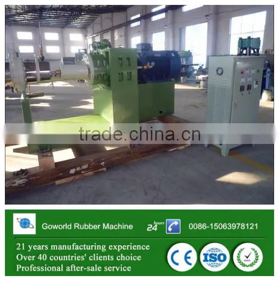 Hot Feeding Rubber Extruder for Tire Tread , Seals and Tubes Production photo-2
