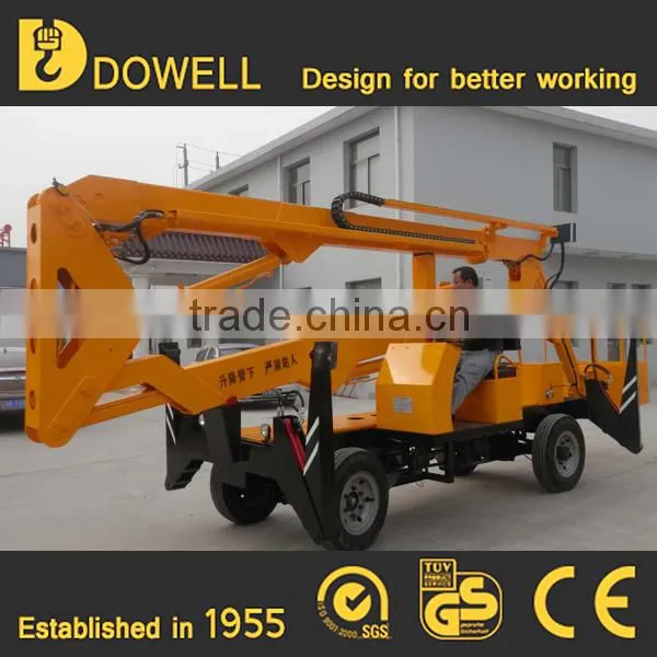 Customized 8-18m Hydraulic 14m Telescopic Towable Articulated Boom Lift photo-6