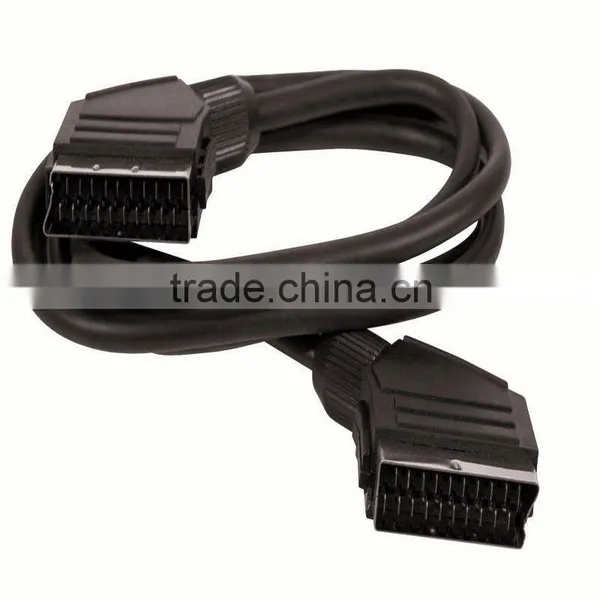 21pin Scart cable plug to 21pin Scart plug 1.5m