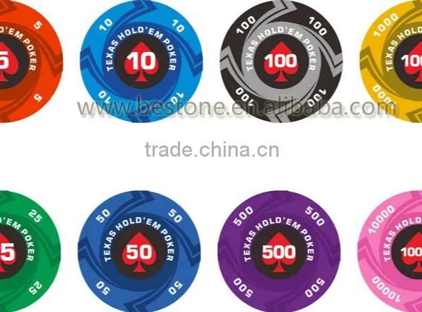 Wholesale 10g Custom Ceramic EPT Poker Chip photo-4
