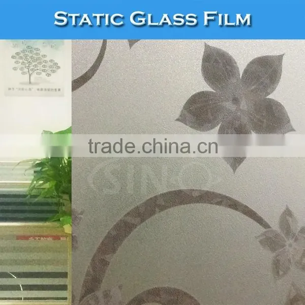 WB22 Low Shrinkage 3D Stained Window Decorative PVC Glass Film photo-6