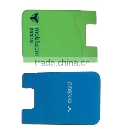 Silicone Bank Card Holder for Cell Phone photo-5