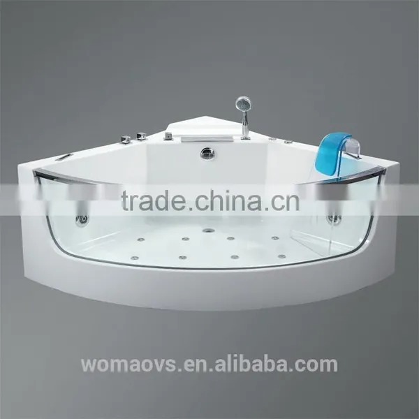 Indoor Clear Glass Window Acrylic Sexy Massage Bathtub photo-5