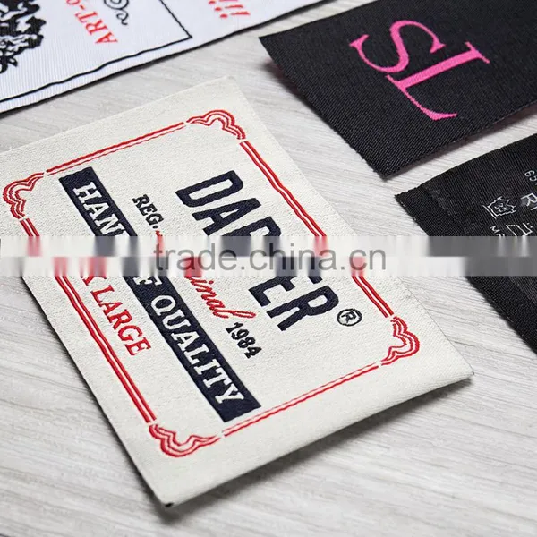 Wholesale Custom Fancy Clothing Labels for T-shirts
