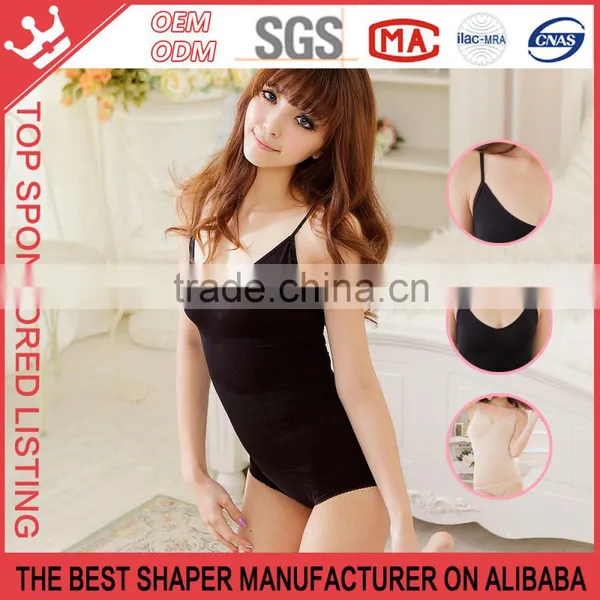 Seamless Underwear For Women Body Shaper Underwear Nylon Camisole Black Color Y09 photo-6