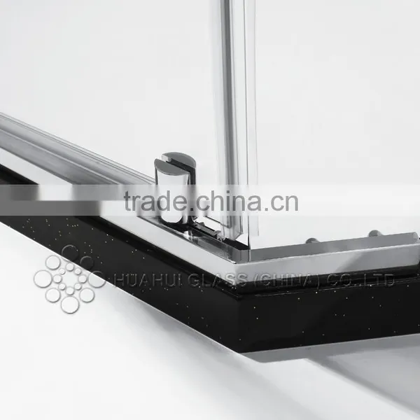 6mm Rectangle Hinged Tempered Clear Glass Shower Enclosure Frameless for Bathroom With CE ANSI IOS AS/NZS 2208 Certificates photo-4