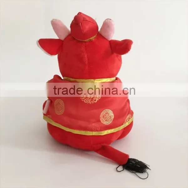 New Red Cow Toys With Lovely, Plush Cow Animal for Valentine's Day photo-2