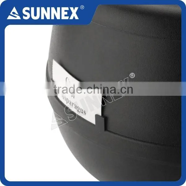 SUNNEX Hot Sale Classic Black Polypropylene Body Aluminum Water Jacket Buffet Service 10Ltr. Electric Soup Kettle photo-4