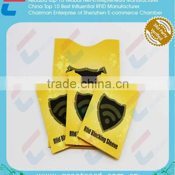Customized RFID Passport Blocking Sleeve / PVC Card Sleeves photo-4
