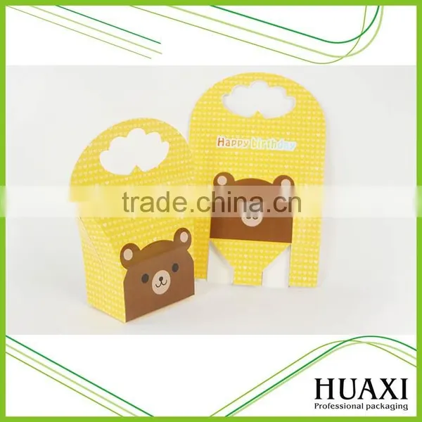 Children Birthday Party Cartoon Paper Folding Gift Box photo-2