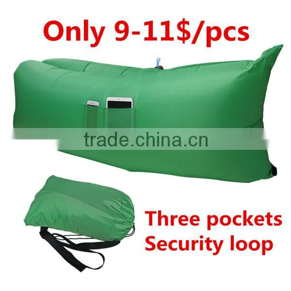 Best Selling Premium Nylon Banana Sleeping Bag Fabric Beach Sofa Sunbathing Fabric Inflatable Air Sofa photo-2