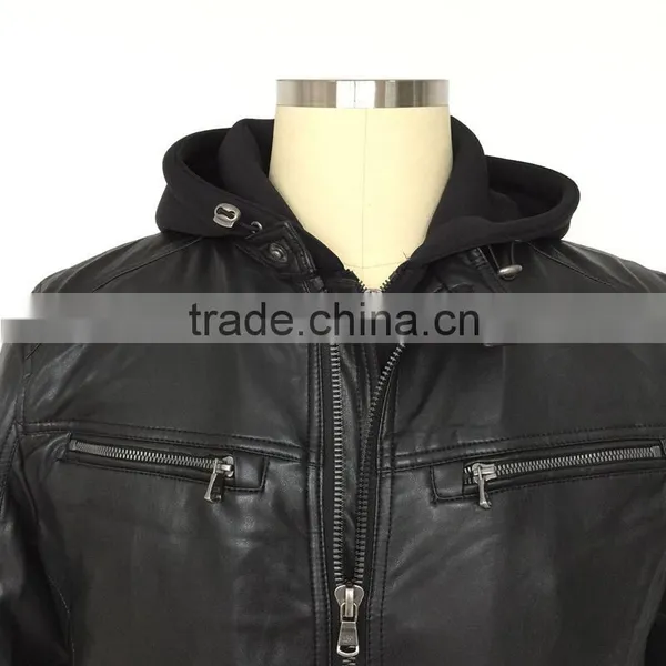2016 Popular New Style Men PU Jacket photo-3