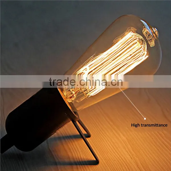 High Tranmittance Edison Bulb ST64 E27 Vintage Edision Light Bulb 40W photo-2