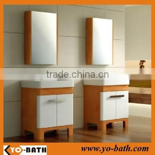 waterproof PVC bathroom cabinet with bathroom mirror cabinet