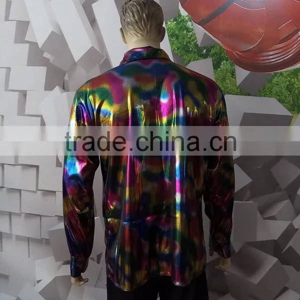 Carnival Party Sexy Boys Dance Costumes Fancy Disco Dress Mens Disco Costume for Sale photo-5