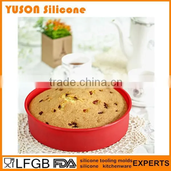 Food Grade Non-stick Silicone Pizza Pan Round Shaped