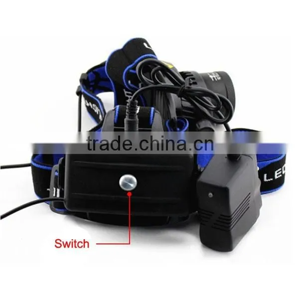 High Power Adjustable Zoom Headlight 400LM Rechargeable Zoom Led Head Lamp photo-4