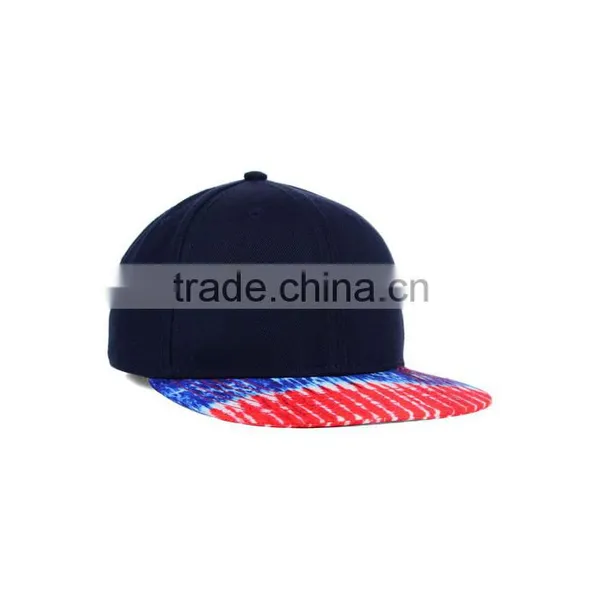 Guangjia Cap Manufacture Custom Printed Brims Snapback 3d Embroidery Snapback photo-3