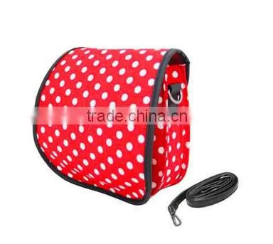 Fujifilm Instax Mini8 Camera Protect Case Bag White Dot(Red) photo-2