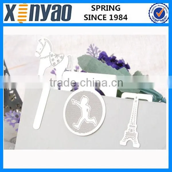 Promotional Gifts Customer Design Stainless Steel Holiday Shape Bookmark photo-2