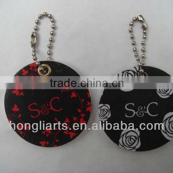 Round Nail File With Keyring