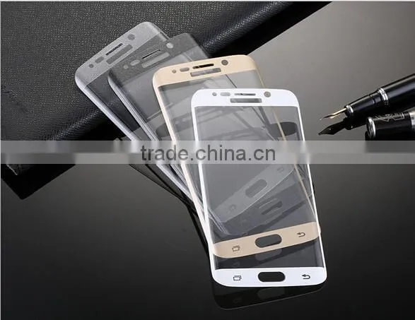 For SAMSUNG GALAXY S6 Edge Screen 3D Curved Tempered Full Cover 9H HD Premium Explosionproof Anti-Scratch Screen Protector photo-3