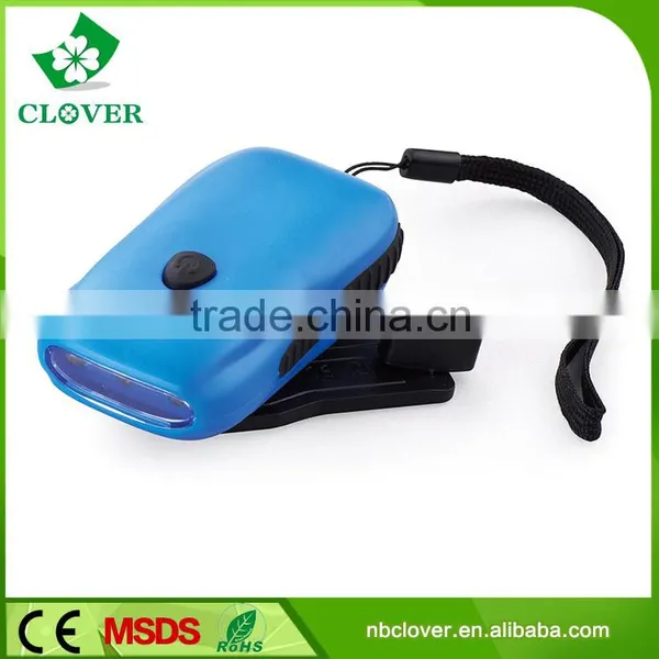 High Brightness 3 Led Dynamo Mini Hand Crank Torch Light photo-2