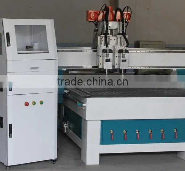 China Factory Cheap Price Three Independent Heads Cnc RouterTJ1325 for Carving /engraving /milling photo-3