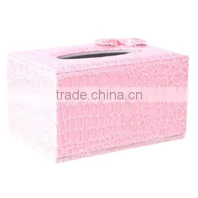 Elegant Design Cheap Leather Tissue Box Holder Cover photo-2