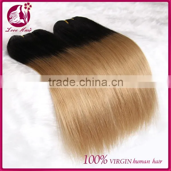 Express Wholesale Grade 7a Virgin Peruvian Colored Two Tone Human Hair Weave Bundles Overnight Shipping photo-4