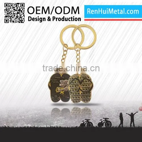 Professional Manufacturers High End Souvenir Metal Dumbbell Key Chain
