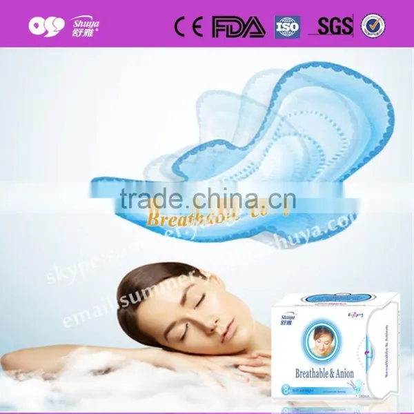 Hygienic Feminine Night Use Sanitary Napkin for Women Overnight photo-2