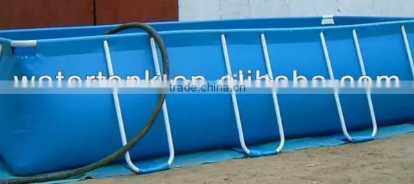 Top Open Onion Flexible Pvc Water Tank for Fire Fighting photo-6