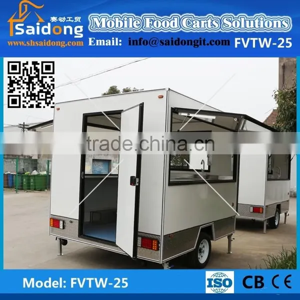 New Style New Shape Food Truck Fast Food Van/hamburgers Carts Food Cart for Sale photo-3