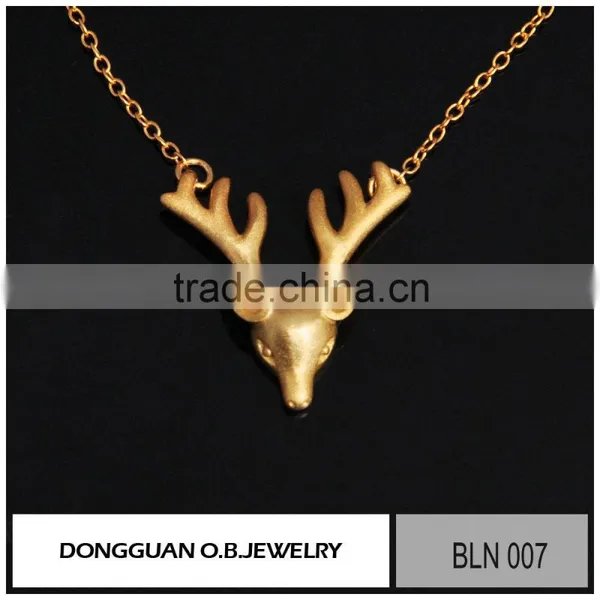 18K Gold Chain Necklace Designs Fashion Silver Animal Necklace photo-2