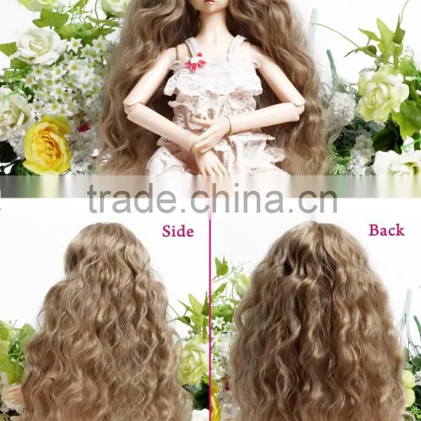 China Wig Factory Long Cheap Curly Blonde Baby Doll Bjd Wigs photo-2