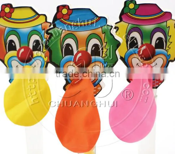 Cheap Small Plastic Toy Clown With Balloon photo-3