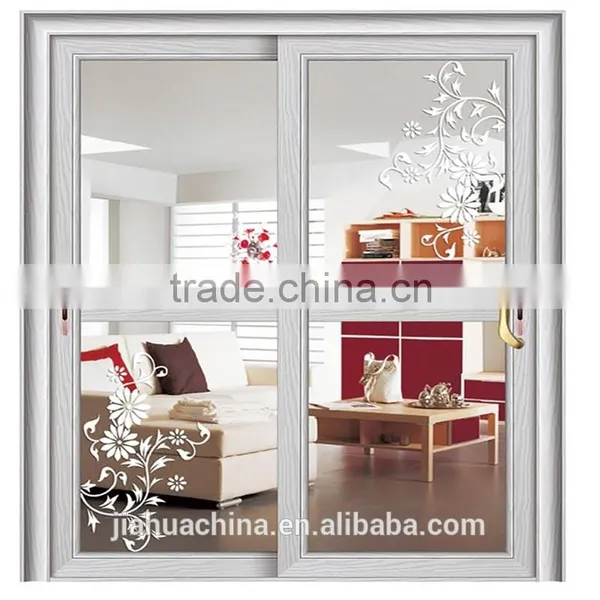 Aluminum Frame Glass Door Tempered Glass Sliding Door photo-6