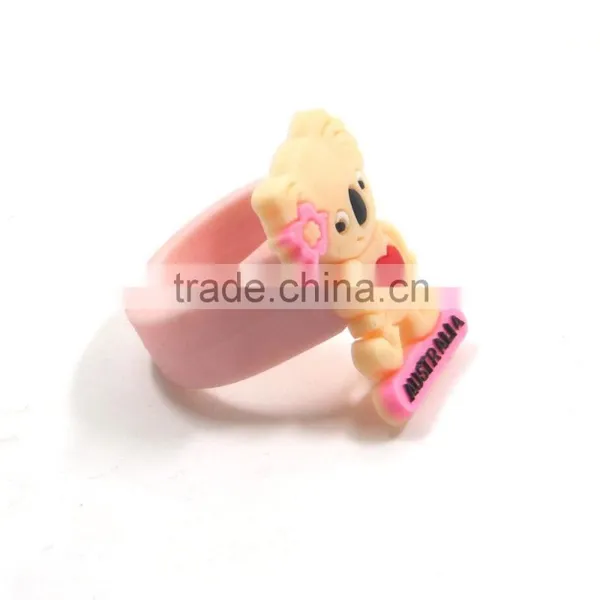 China Suppliers Cartoon Cute Custom Shaped Wholesale Rubber Rings photo-2
