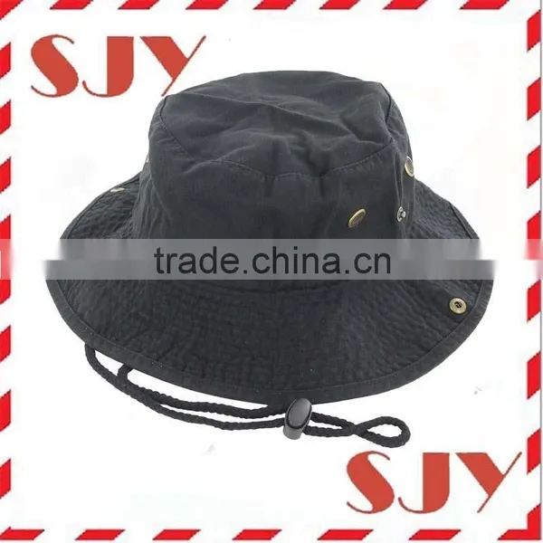 Mens Summer String Safari Hat Cap Wholesale Bucket Hat photo-4