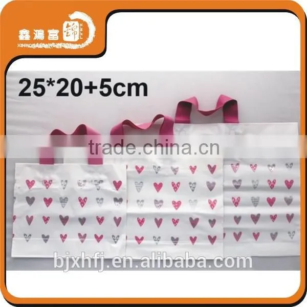 Custom Shopping Printing Packaging Plastic Bag Flexiloop Handle photo-5