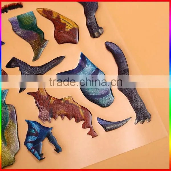 Dinosaur Deisgns Dome Epoxy Stickers for Kids photo-2