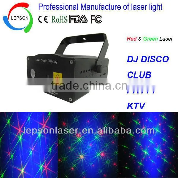 150mW Red & Green Cheap Mini Party Laser Light
