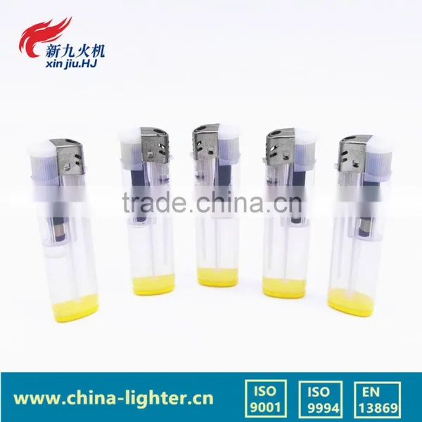 Transparent Color Electronic Lighter/ Disposable Cigratte Lighter