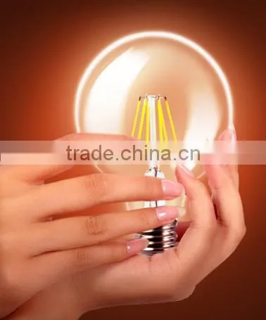 E27 Edison Carbon Filament Bulbs 8w G125 Edison Bulbs With Great Quality4w,6w,8w Clear Bulb photo-4