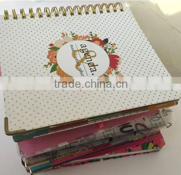 Spiral Agenda 2017 Daily Planner With Colorful Custom Printing photo-3
